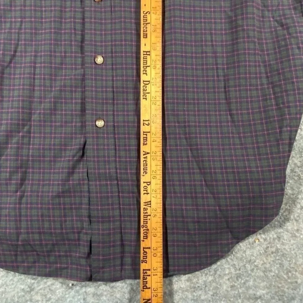 Polo Ralph Lauren Plaid Button Down Shirt Men's Long Sleeve Casual Classic Fit